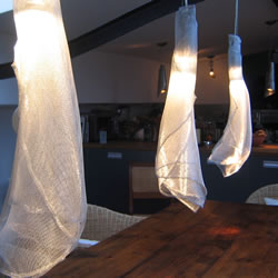 transparante glas hanglamp